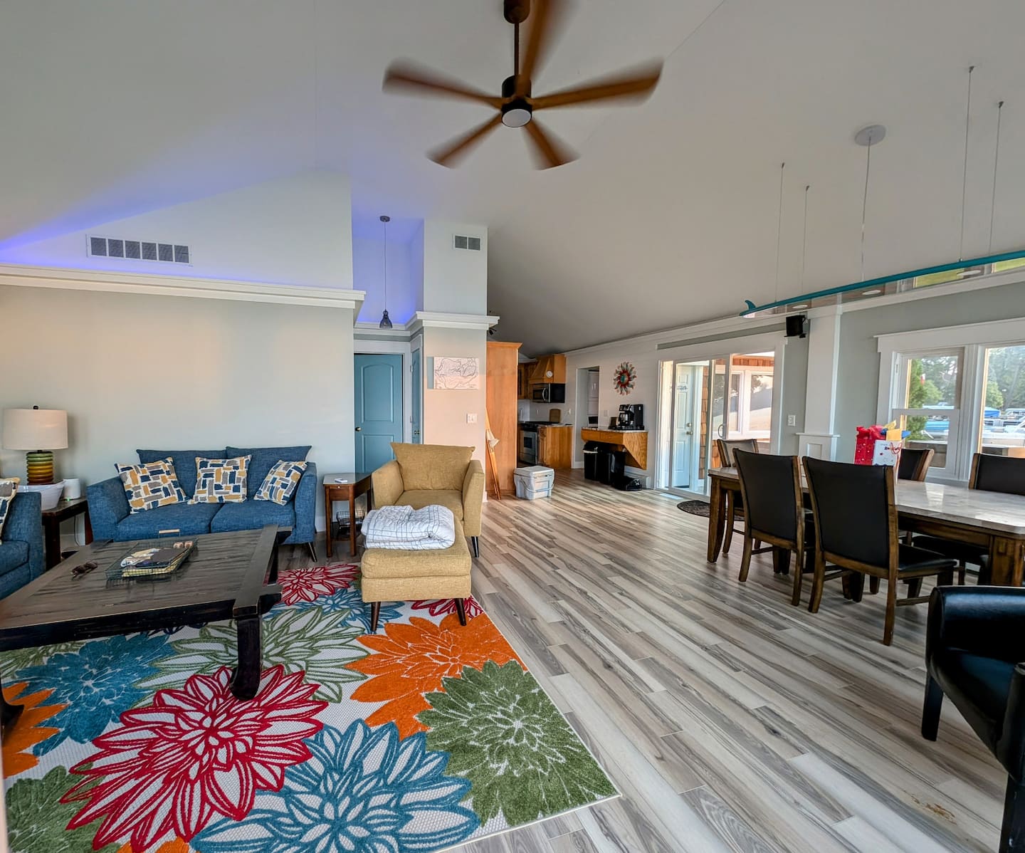 Whitmore Lake Lakefront House with Guest House — bedroom